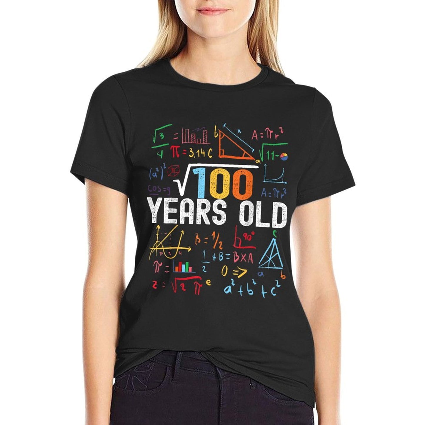 Square Root Of 100 10th Birthday 10 Years Old Birthday Relaxed-fit T-Shirt