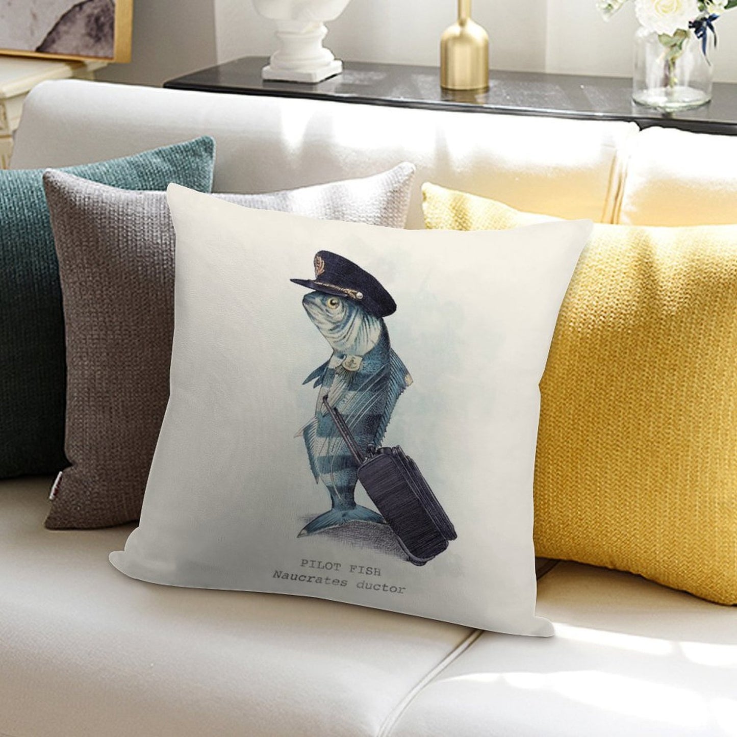 The Pilot Soft Reinforced Edging Throw Pillow