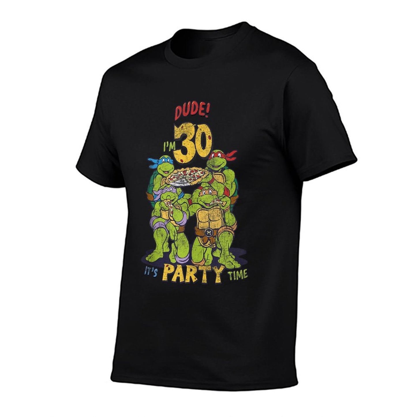 Teenage Mutant Ninja Turtles 30th Birthday Pizza Party Wrinkle-resistant T-Shirt
