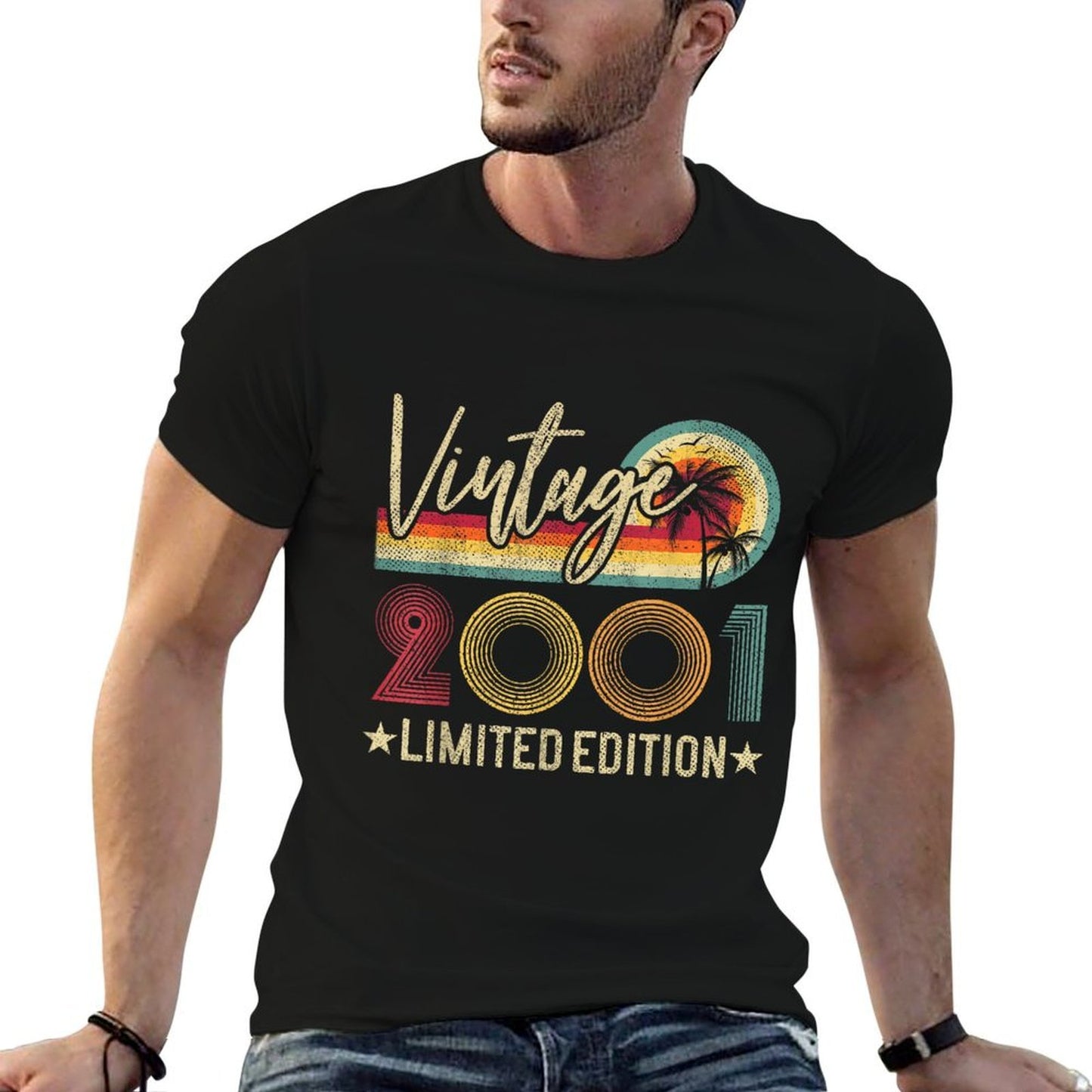 2001 21st Birthday Gift 21 Years Old Limited Edition Graphic-printed T-Shirt