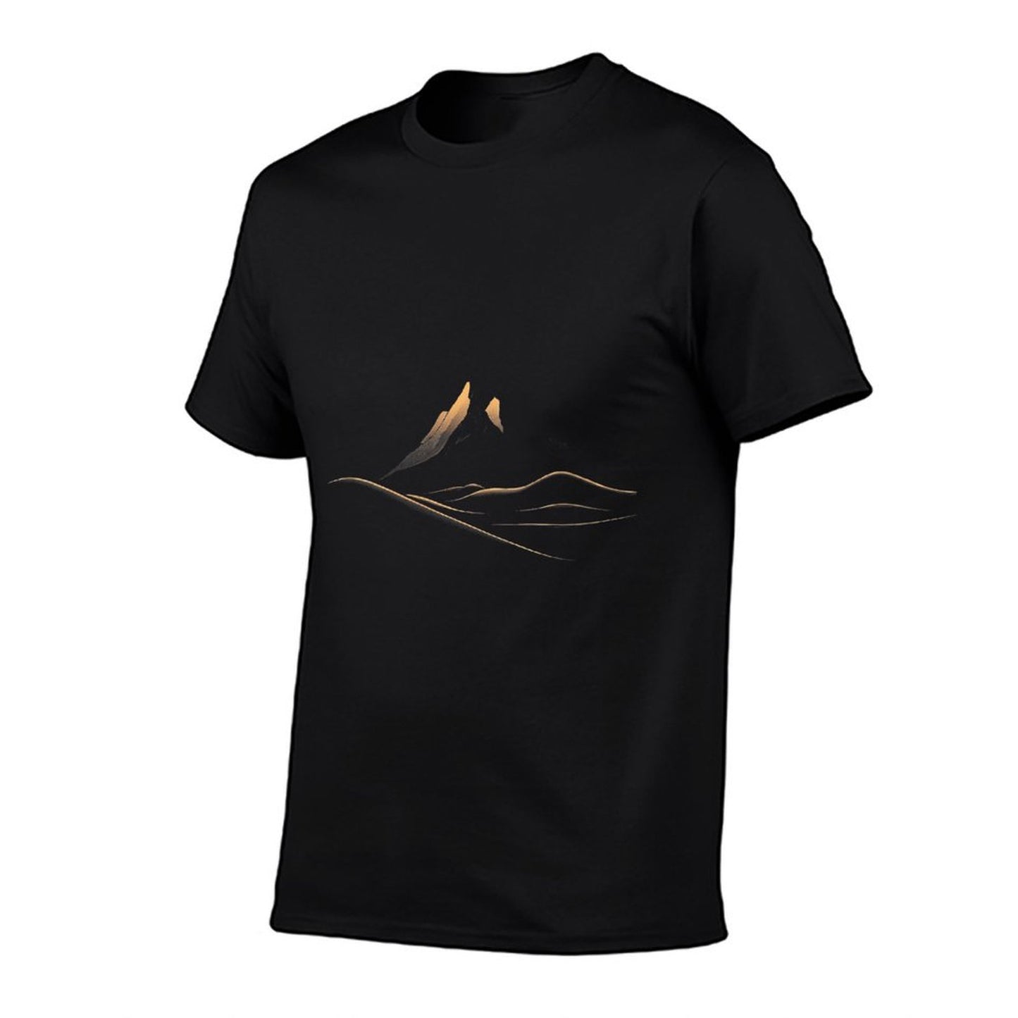 Womens Minimalist Mountain Landscape Affordable Price T-Shirt