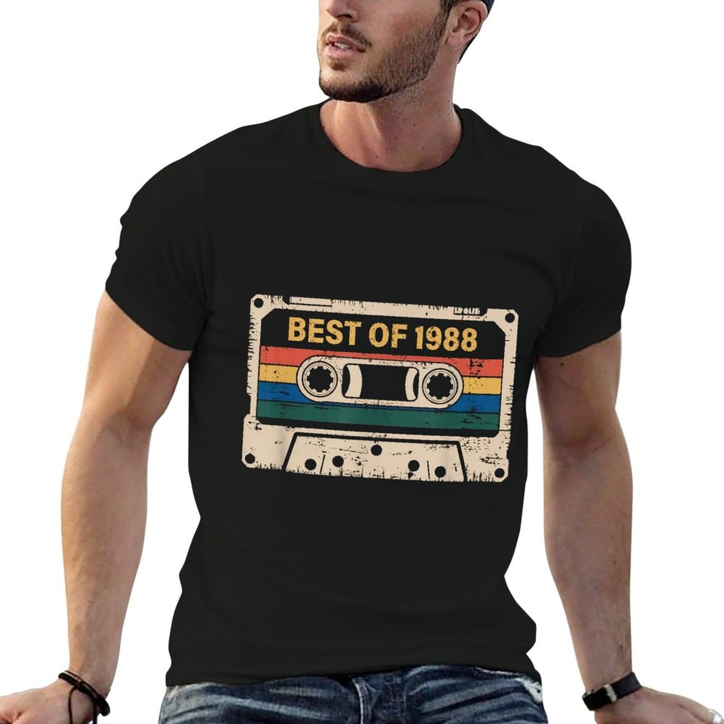 37th Birthday T-shirt BEST 1988 Birthday Gifts For Men Women  Slim-fit Cut T-Shirt