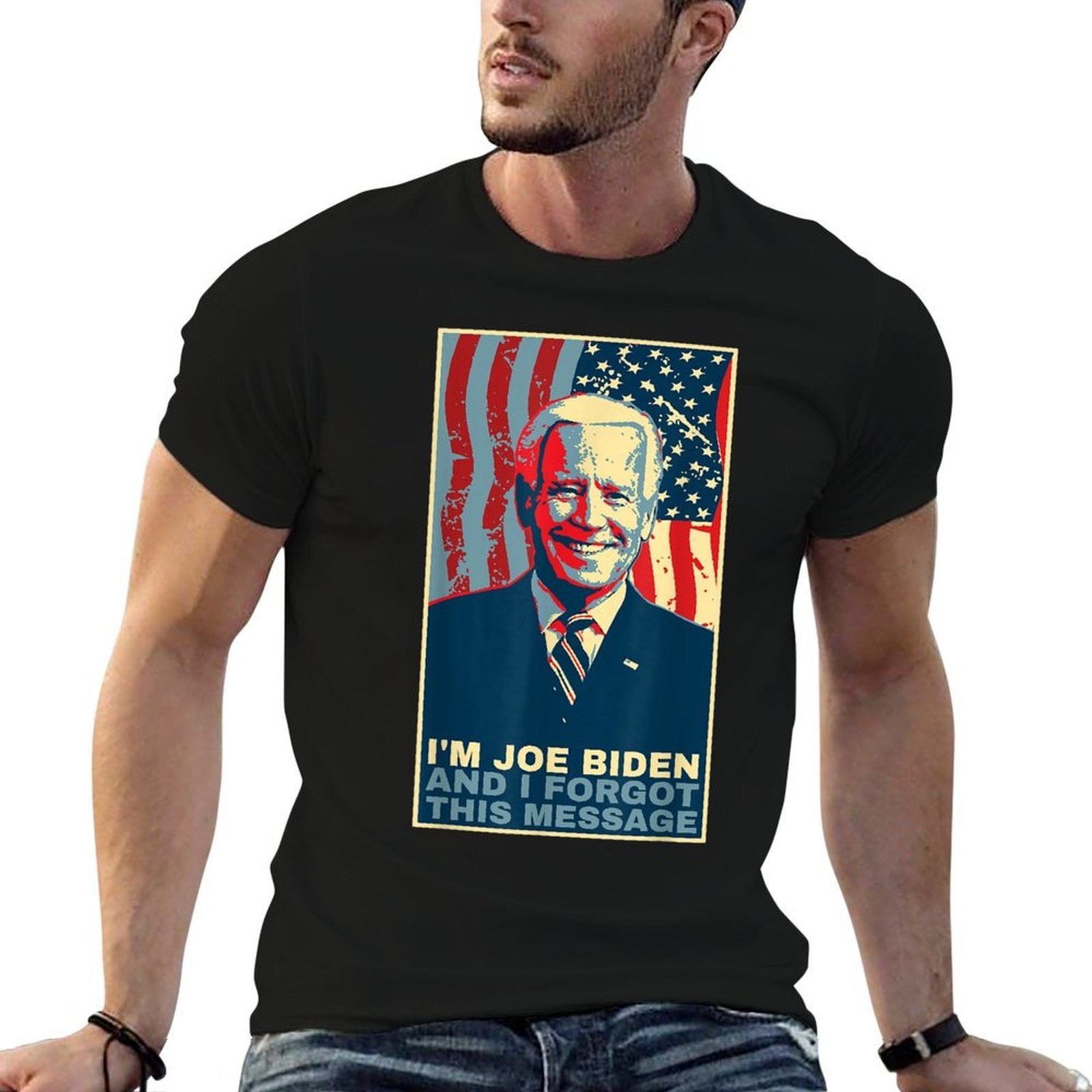 Funny Meme - I Am Joe Biden And I Forgot This Message  Versatile T-Shirt
