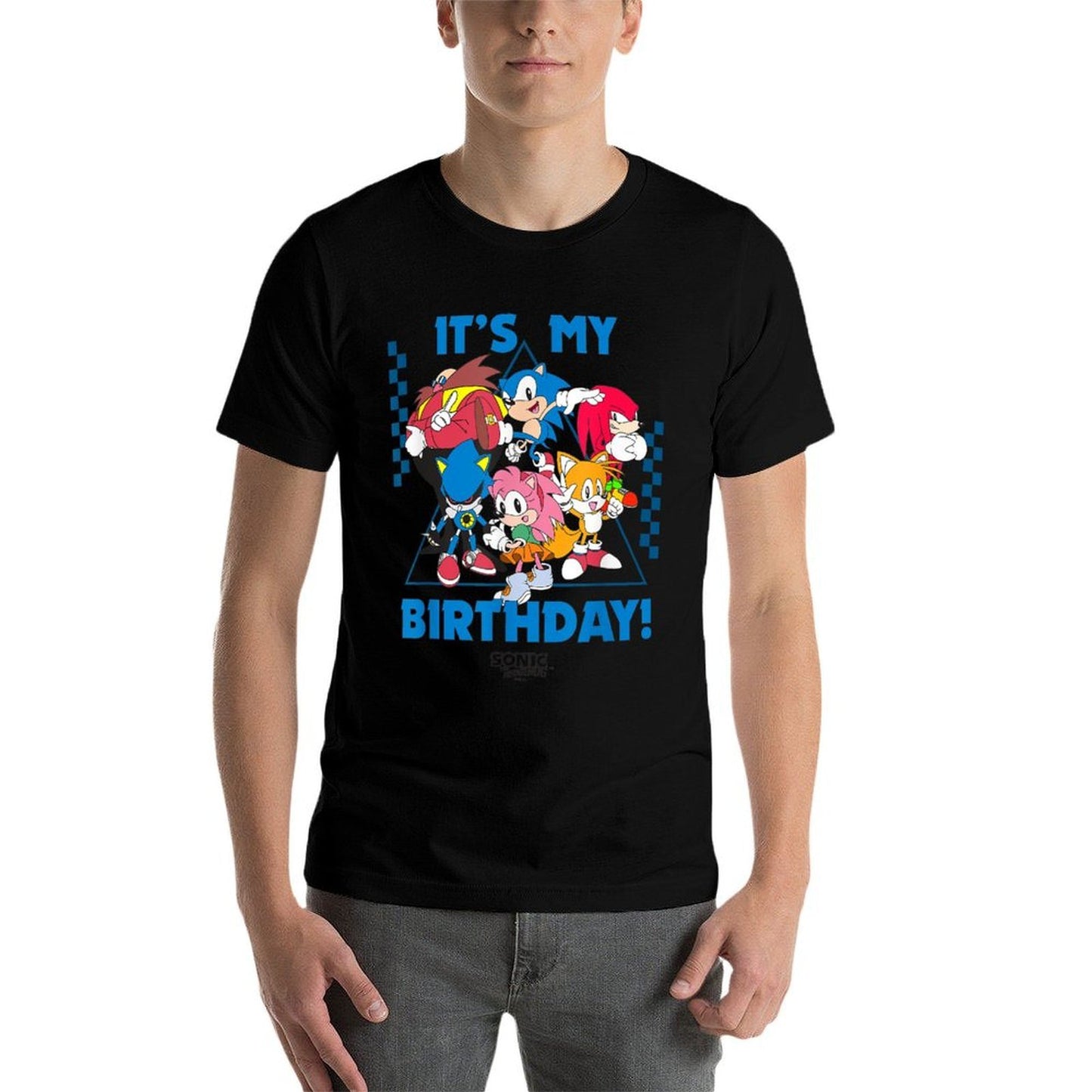 Sonic The Hedgehog Birthday Its My B-Day Group Shot Moisture-wicking T-Shirt