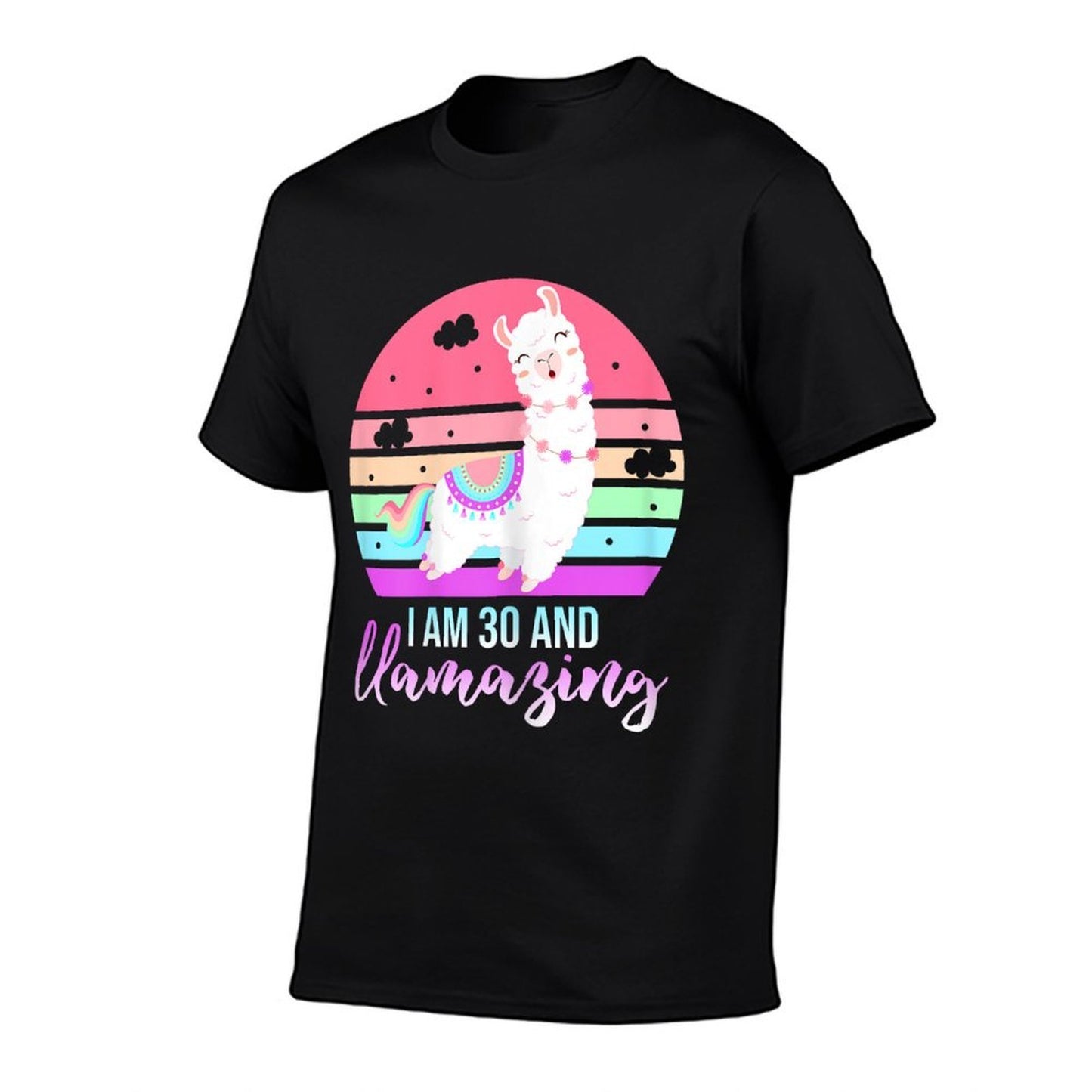 30 Years Old 30th Birthday Llamazing Llama Gift  Stretchy T-Shirt