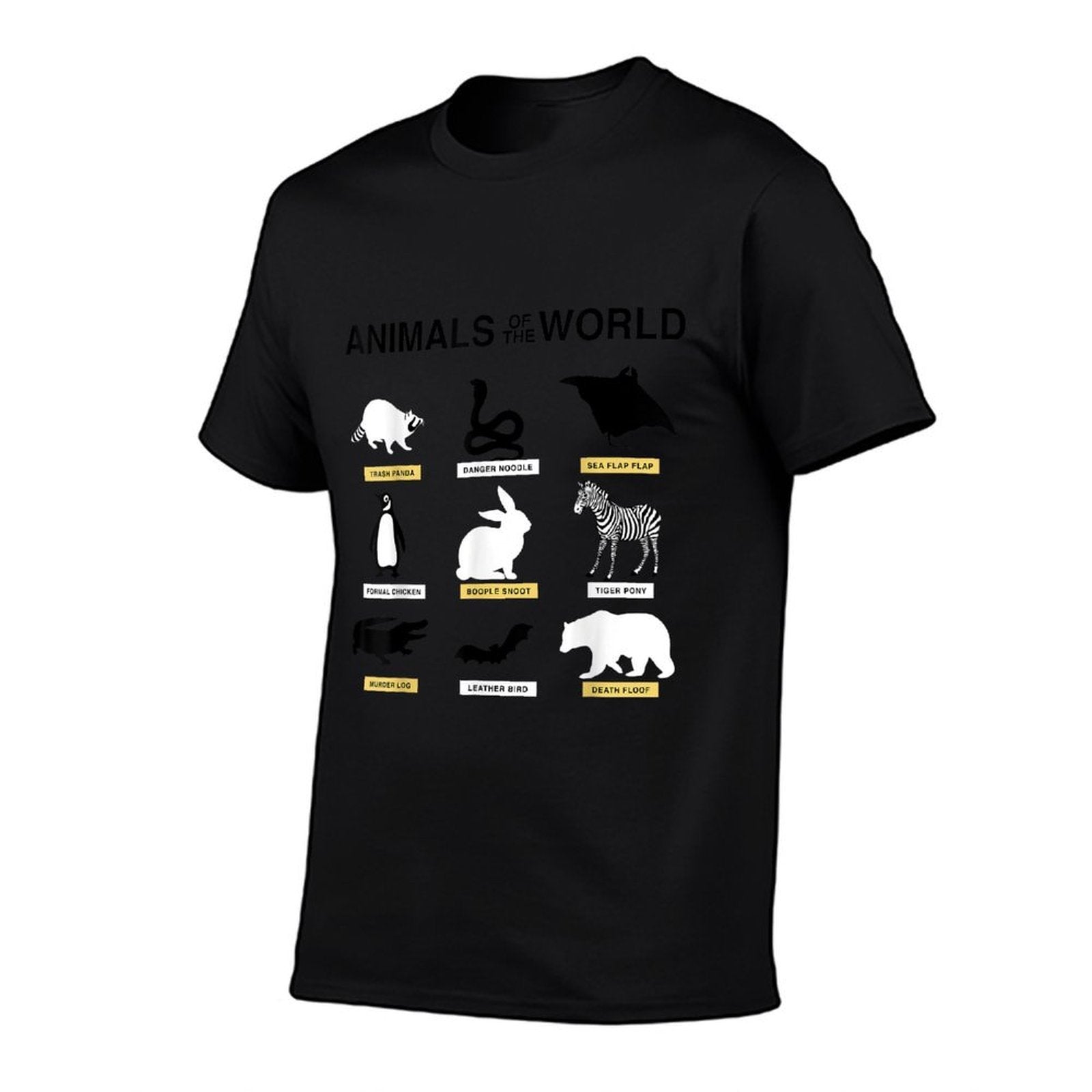 Animals Of The World Funny Rare Animals Memes  Slim-fit Cut T-Shirt