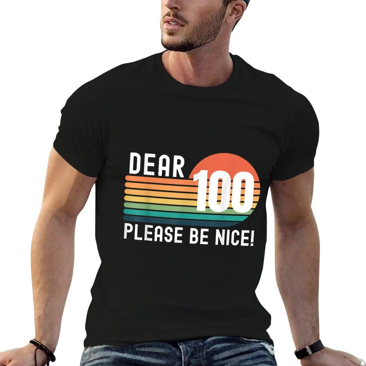 100 Year Old Birthday Retro Birthday Its My 100th Birthday Lightweight T-Shirt