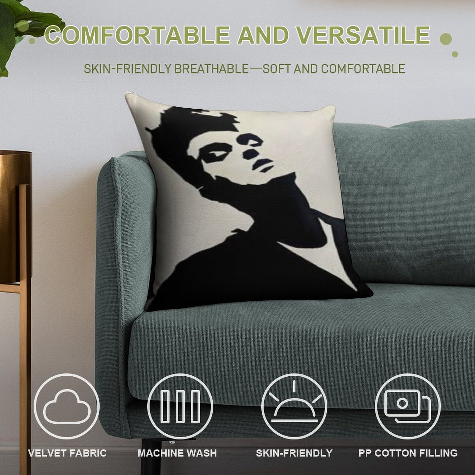 Morrissey Soft Decorative Cover Throw Pillow