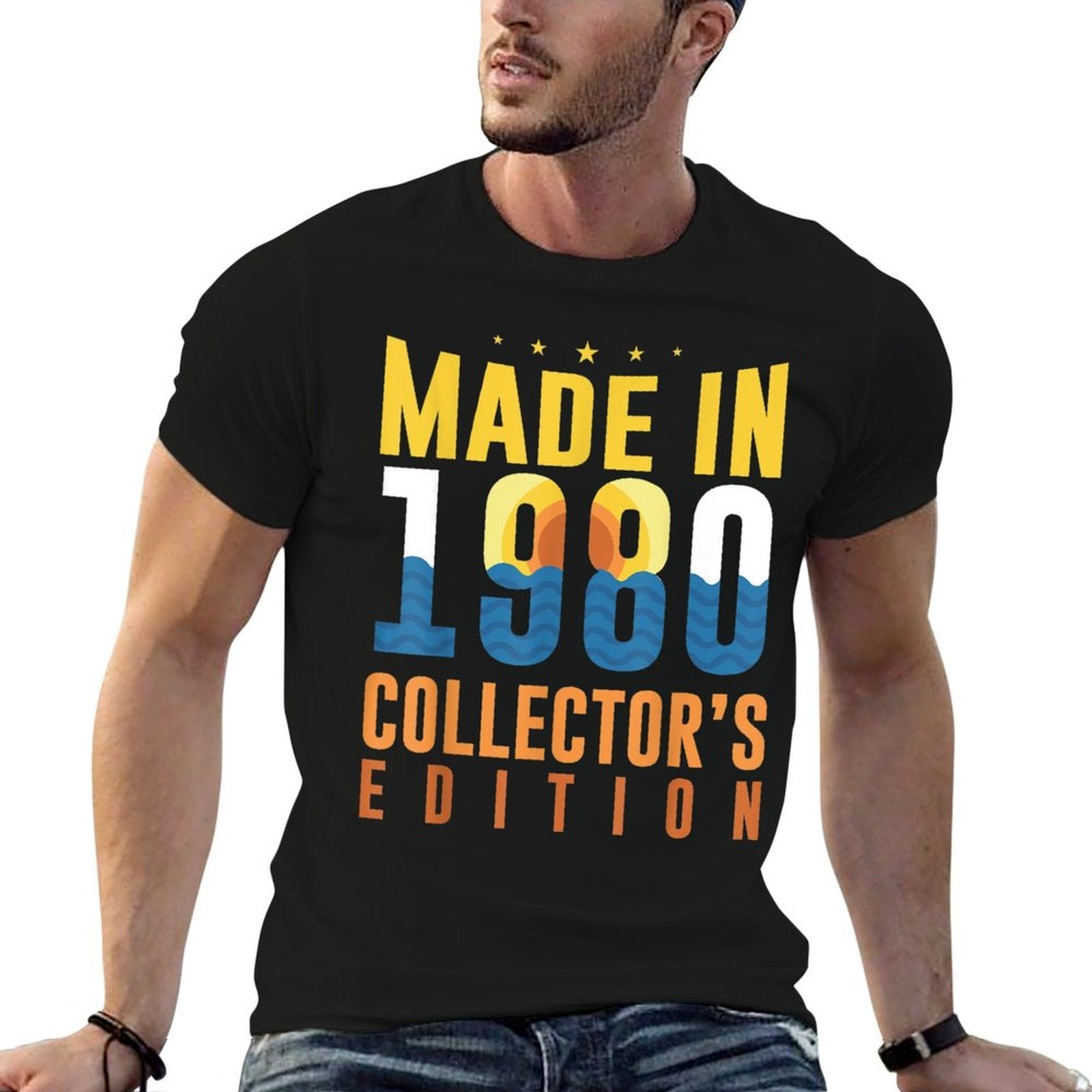 40thbirthdaygifts Made 1980 Collectors Edition 40th Birthday  Stretchy T-Shirt