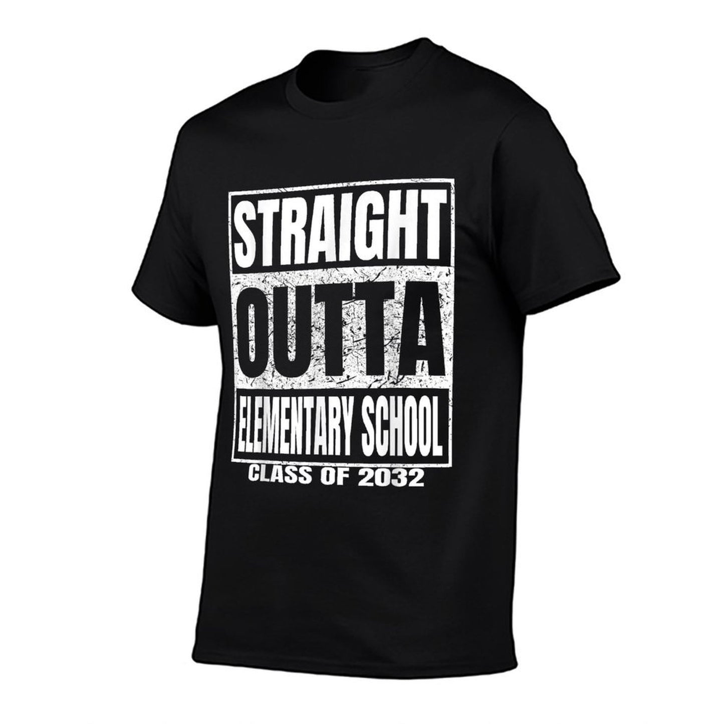Straight Outta Elementary School Class 2032 Funny Graduation Moisture-wicking T-Shirt