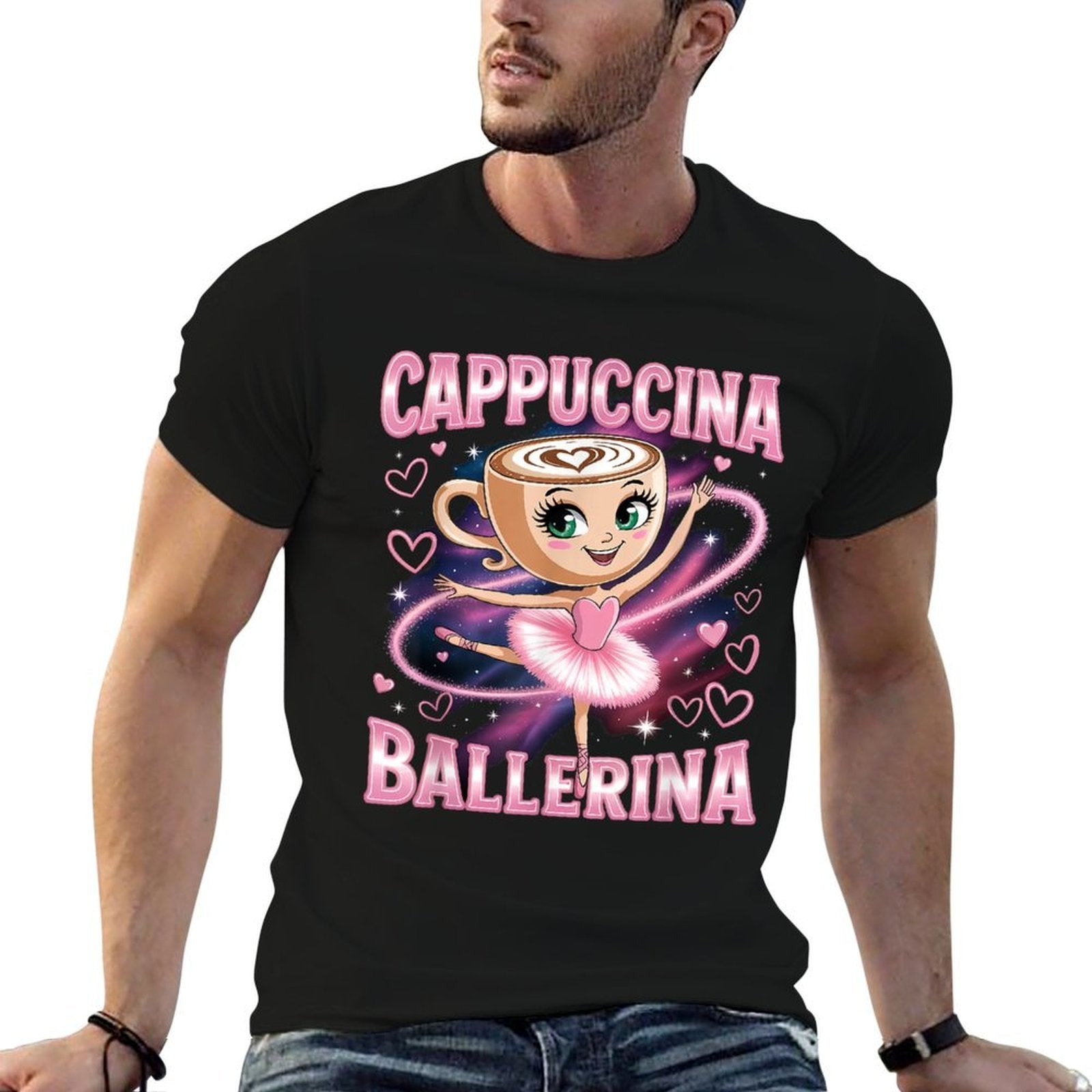 Ballerina Cappuccina - Italian Brainrot Meme Brainrot Meme  Vintage-inspired T-Shirt