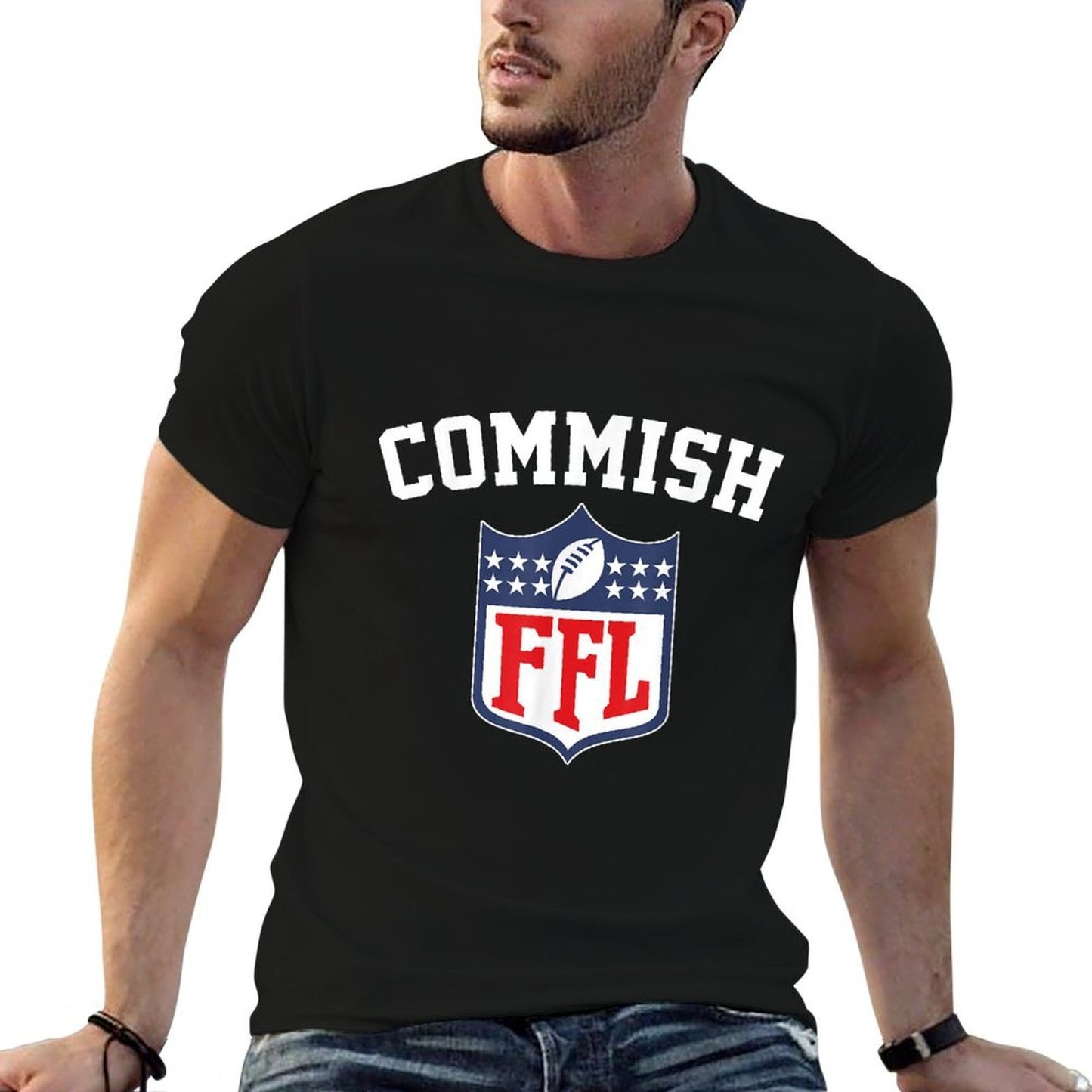 The Commish Funny Fantasy Football League FFL Commish Affordable Price T-Shirt