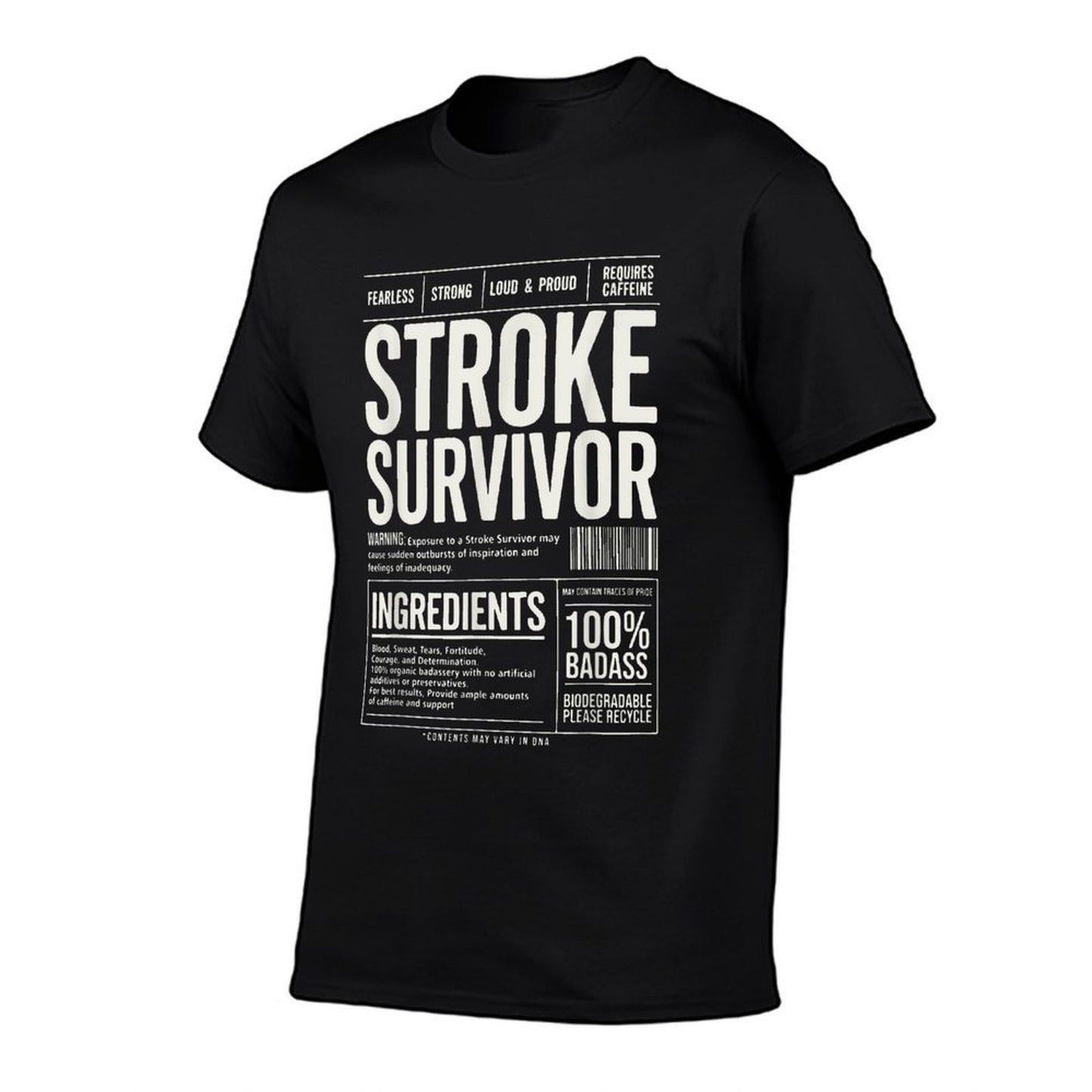 Stroke Survivor Product Description Contents Stroke Patients Slim-fit Cut T-Shirt