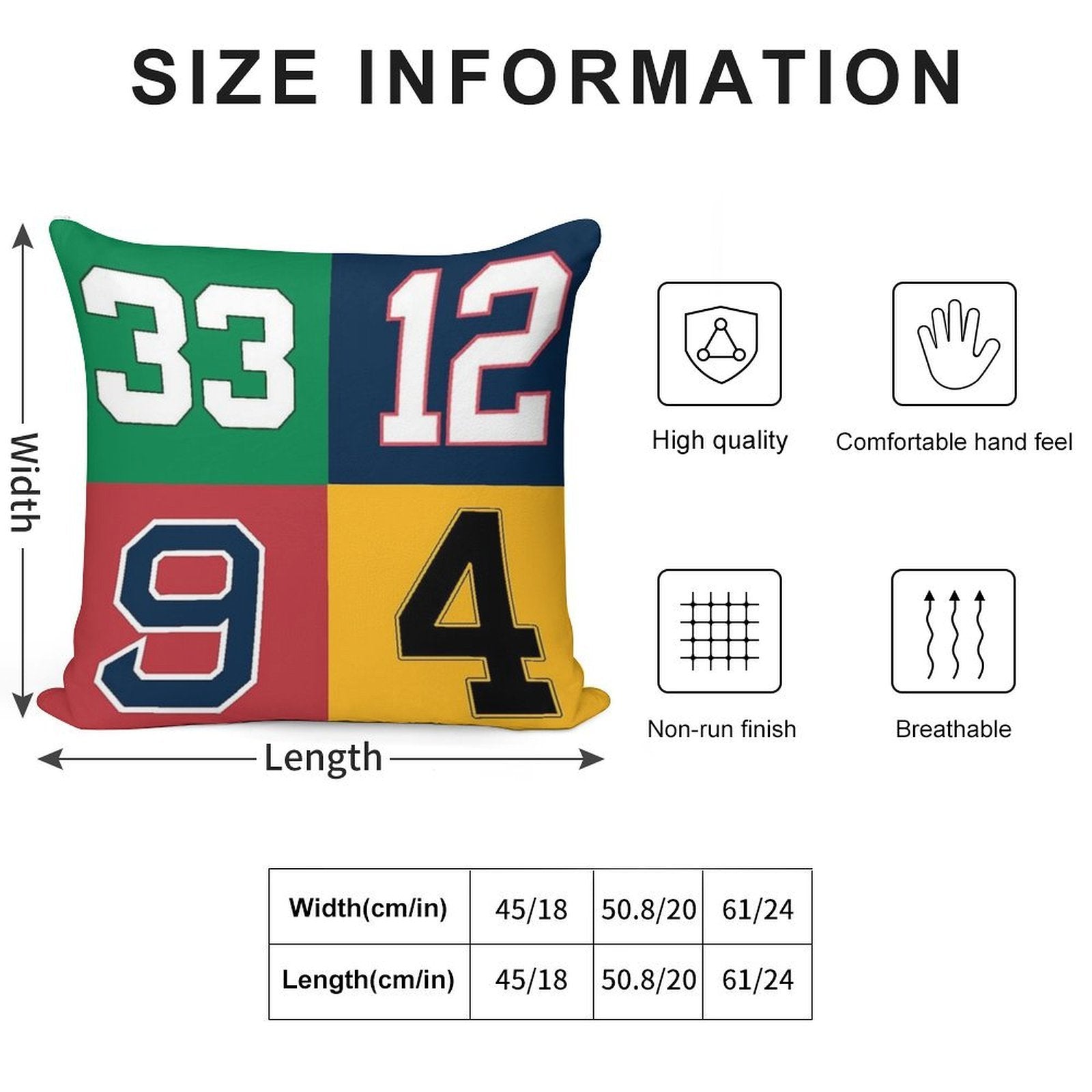 Boston Sports Legends Soft Warmth Comfort Throw Pillow