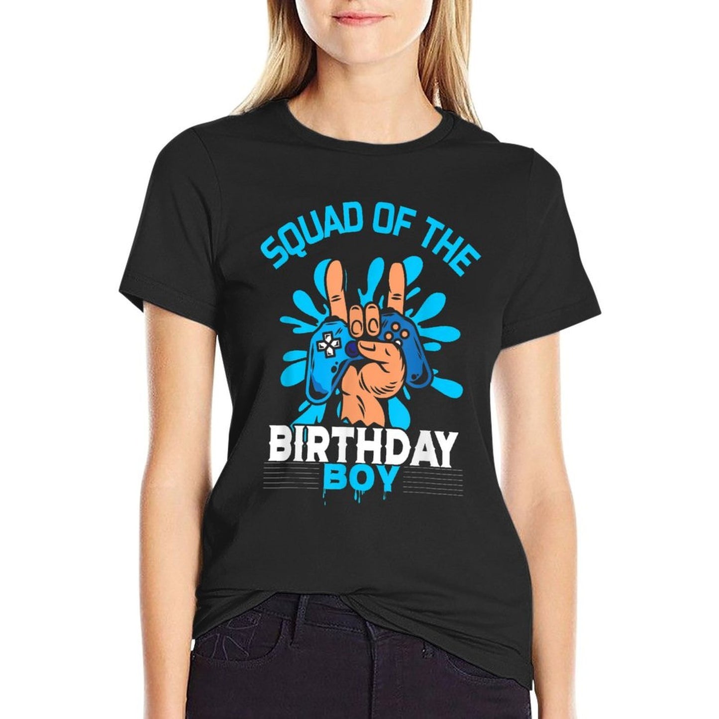 Squad Of The Birthday Boy Video Game Party Quick-drying T-Shirt