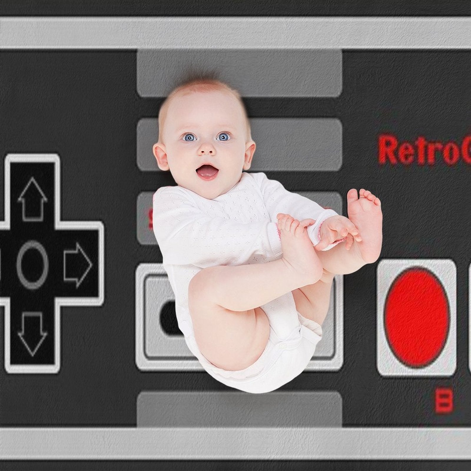8-Bit Retro Gamer - Controller Versatility Throw Blanket