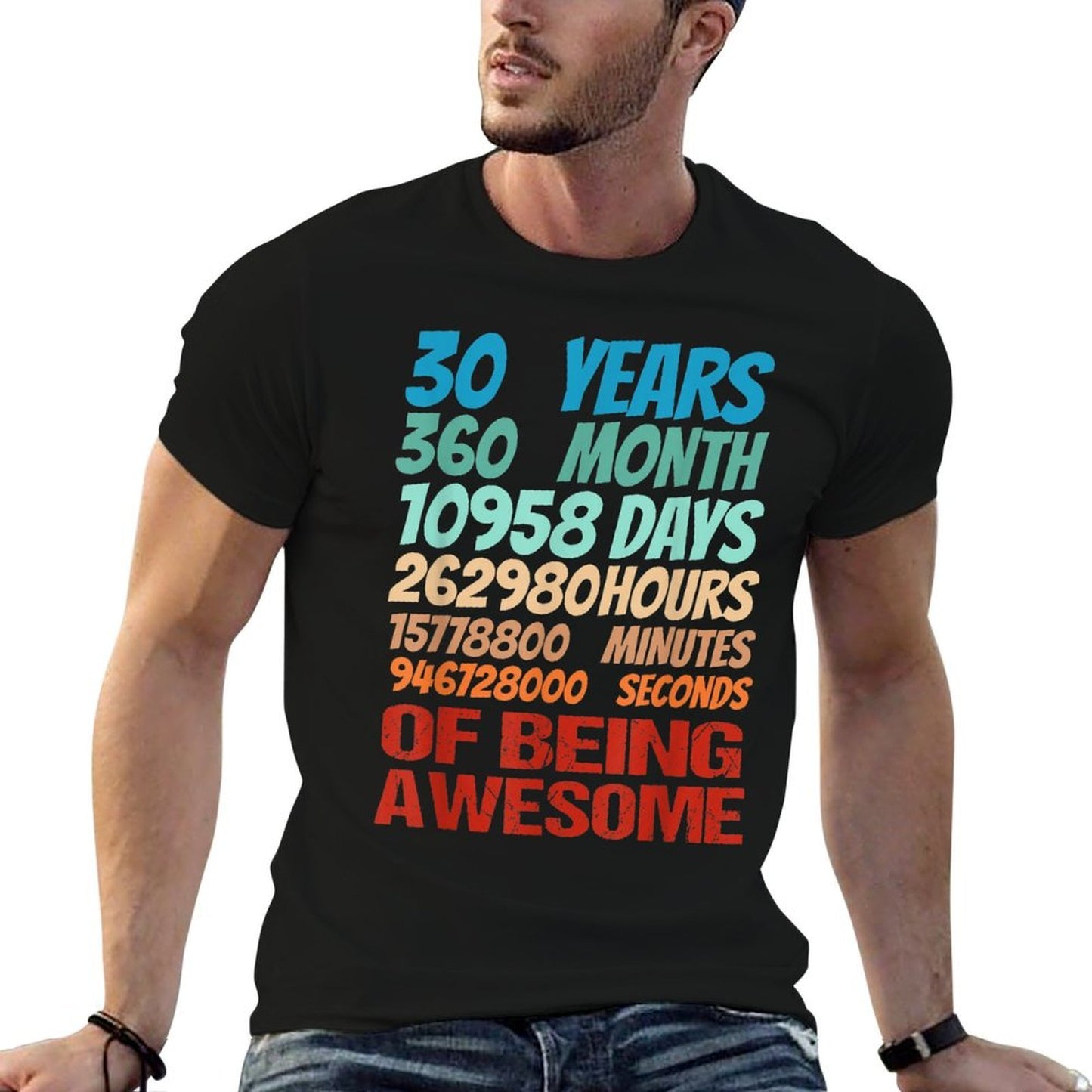30 Years Old 30th Birthday Women Men 30th Birthday  Lightweight T-Shirt