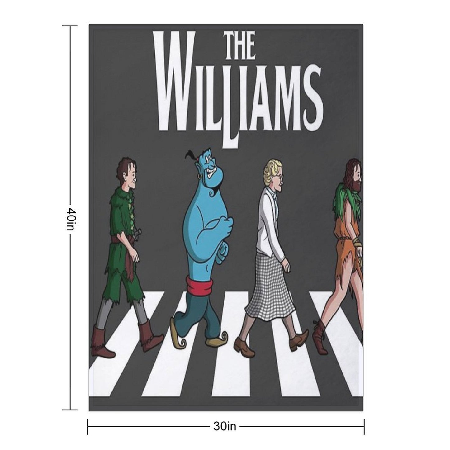 The Williams Lightweight Throw Blanket