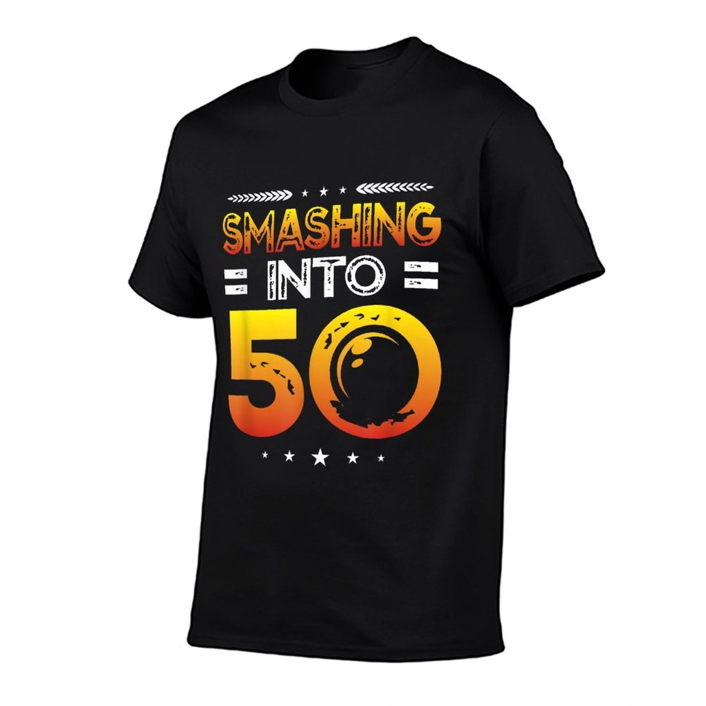 Smashing Into 50 Years Table Tennis Lover 50th Birthday  Easy-care T-Shirt