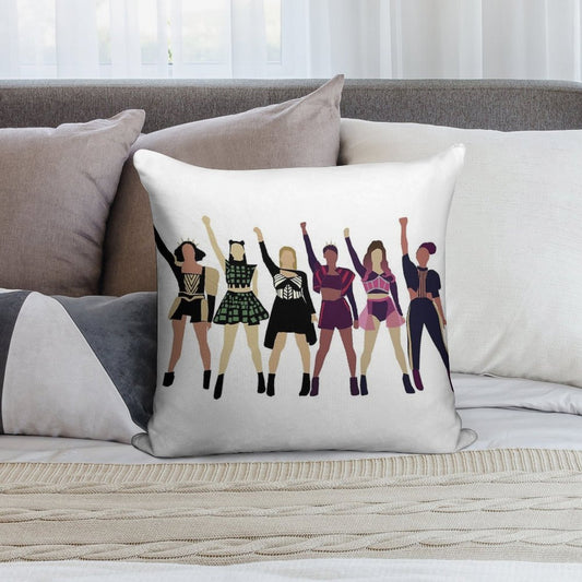 Six The Musical Soft Home Decor Throw Pillow
