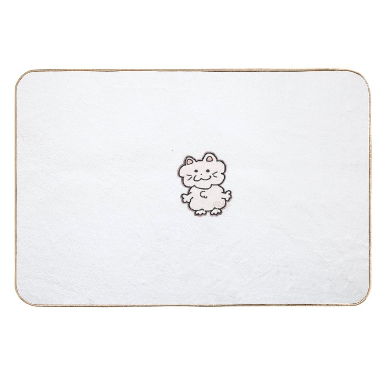 Doodle Cat  Long-Lasting Bath Mat