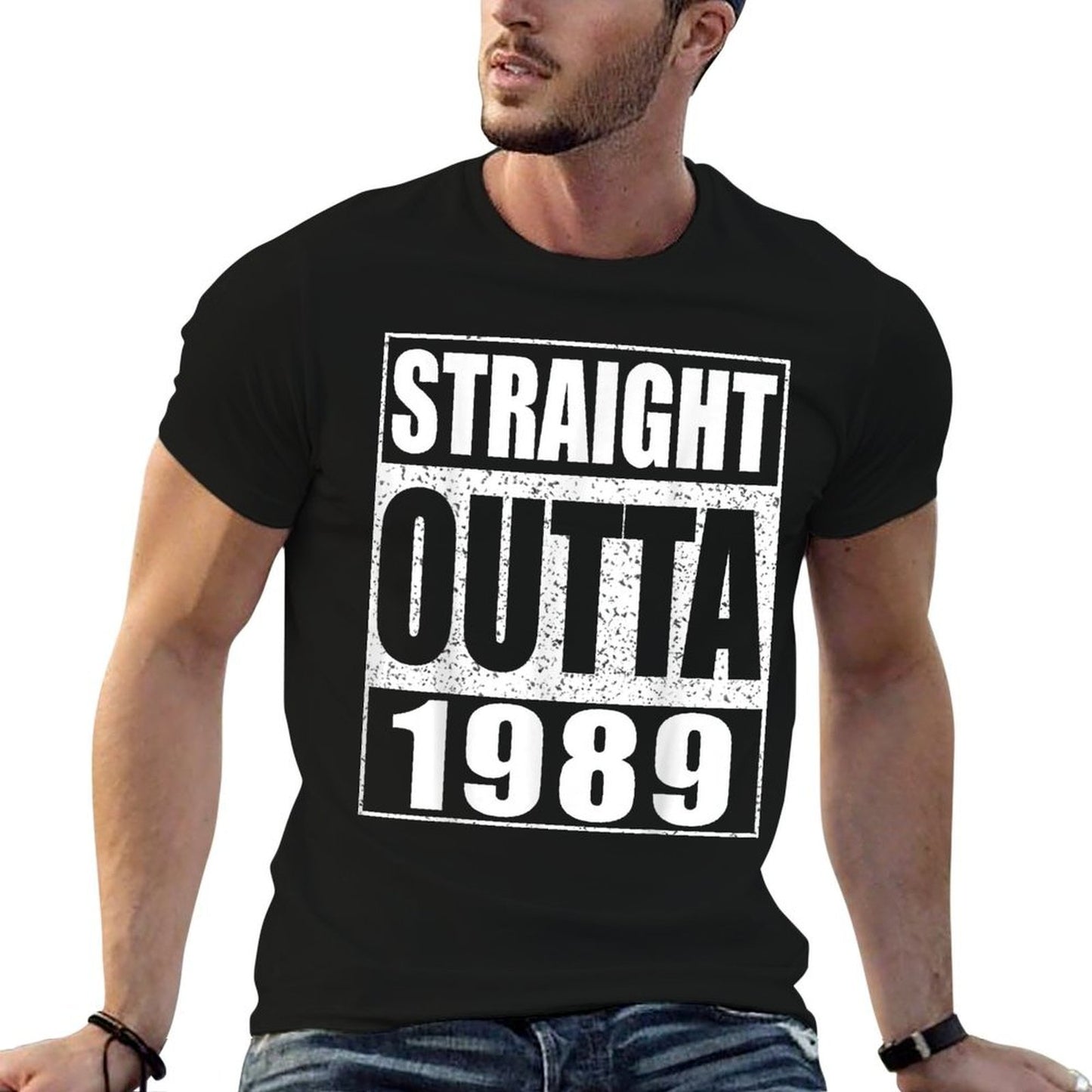 Straight Outta 1989 35th Birthday Slim-fit Cut T-Shirt