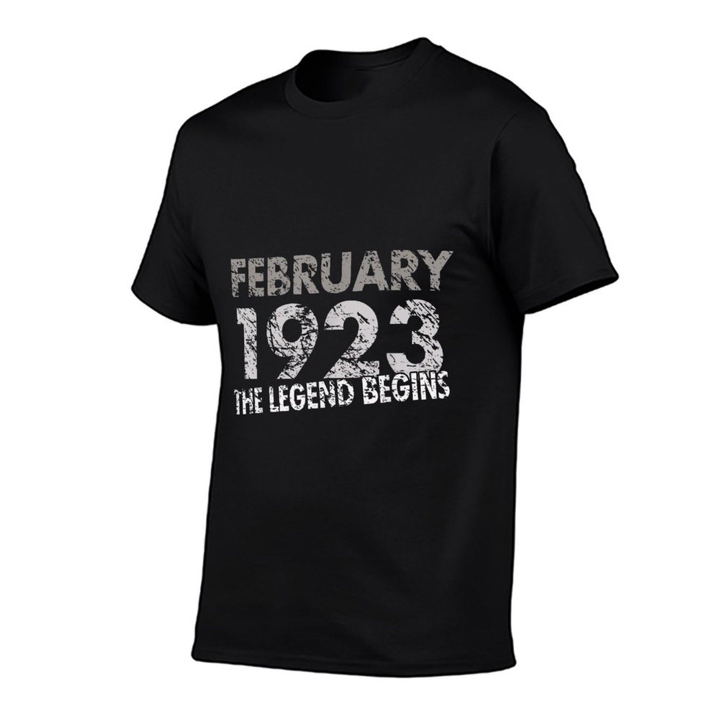 100th Birthday - February 1923 - The Legend Begins Wrinkle-resistant T-Shirt
