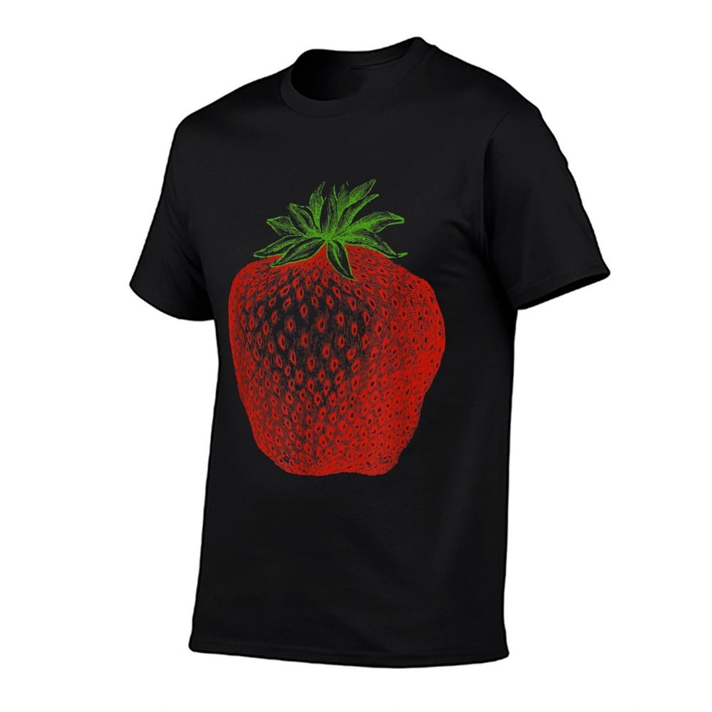 Strawberry Botanical Art Fresh Strawberries Fruit Picking Quick-drying T-Shirt