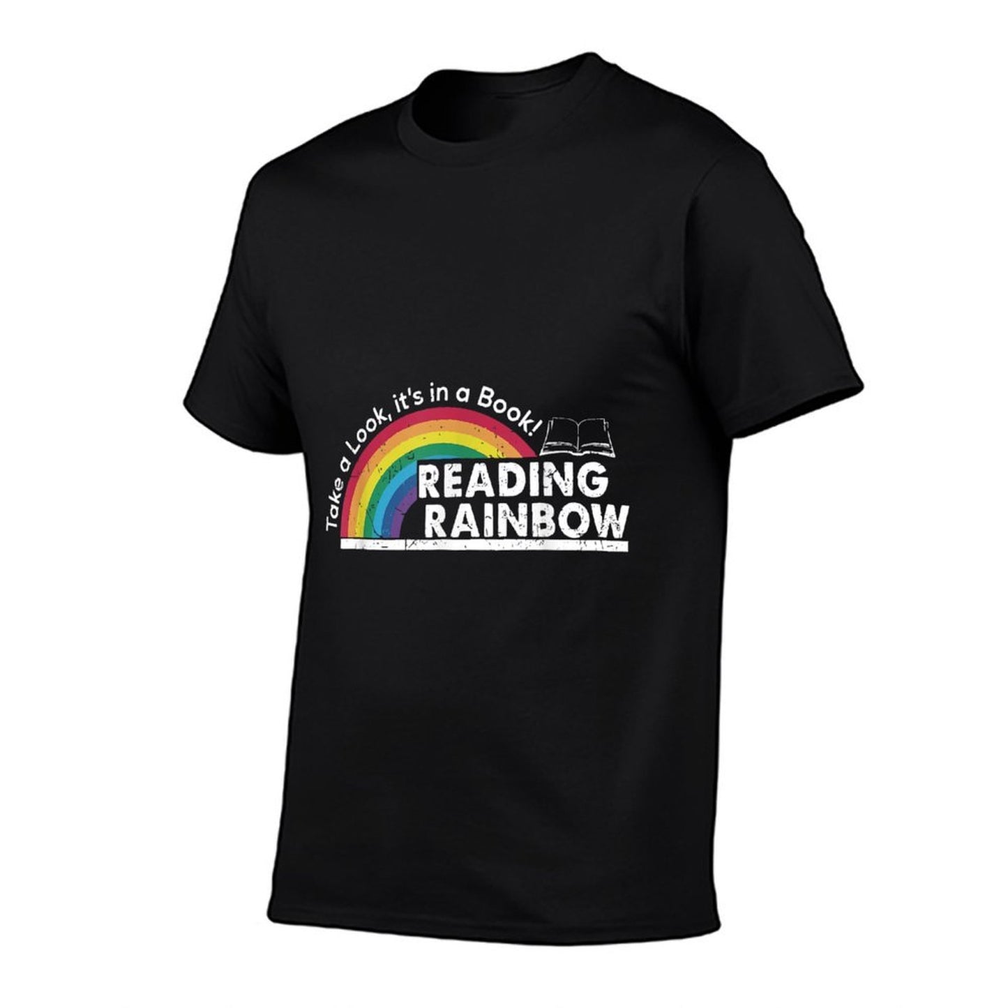 Take A Look Its In A Book Retro Reading Book Lover Slim-fit Cut T-Shirt