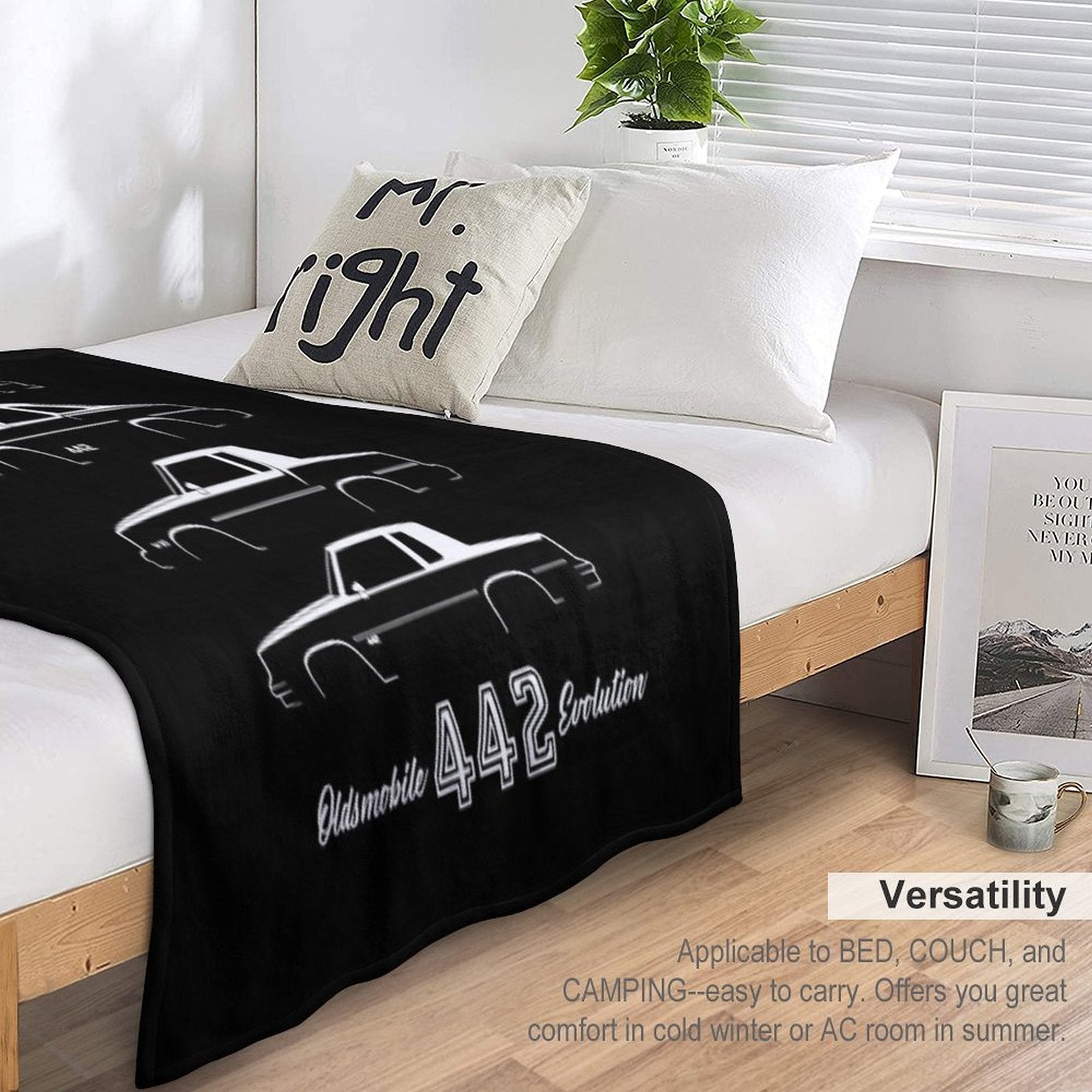 Oldsmobile 442 Evolution Gift-ready Throw Blanket