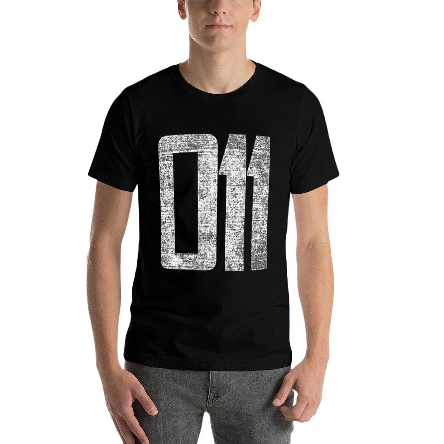 Stranger Distressed 011 Eleven Tagless Design T-Shirt