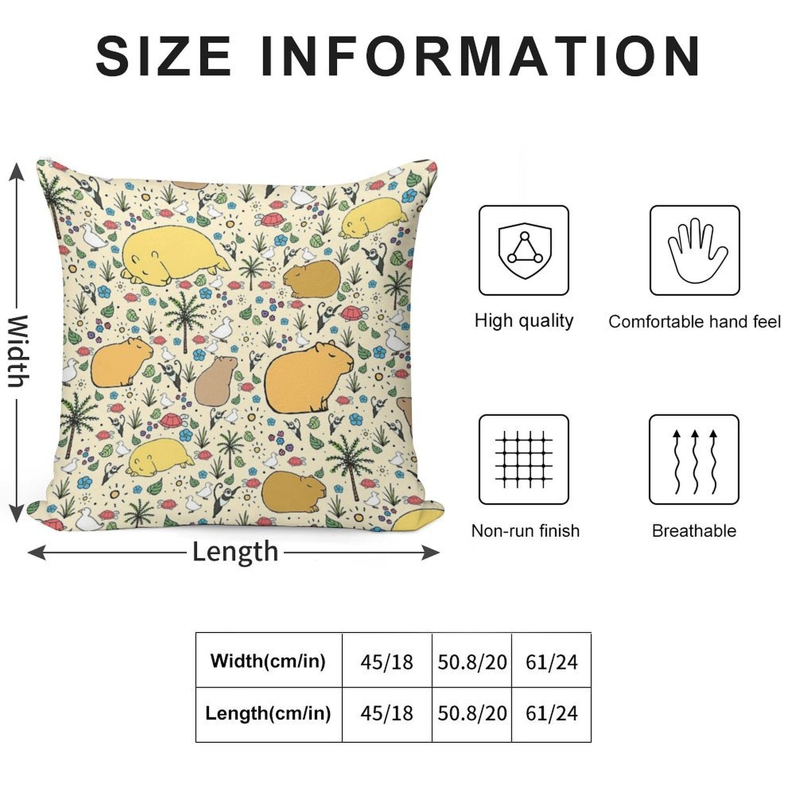 Capybaras in Gold Soft Bedroom Essential Throw Pillow