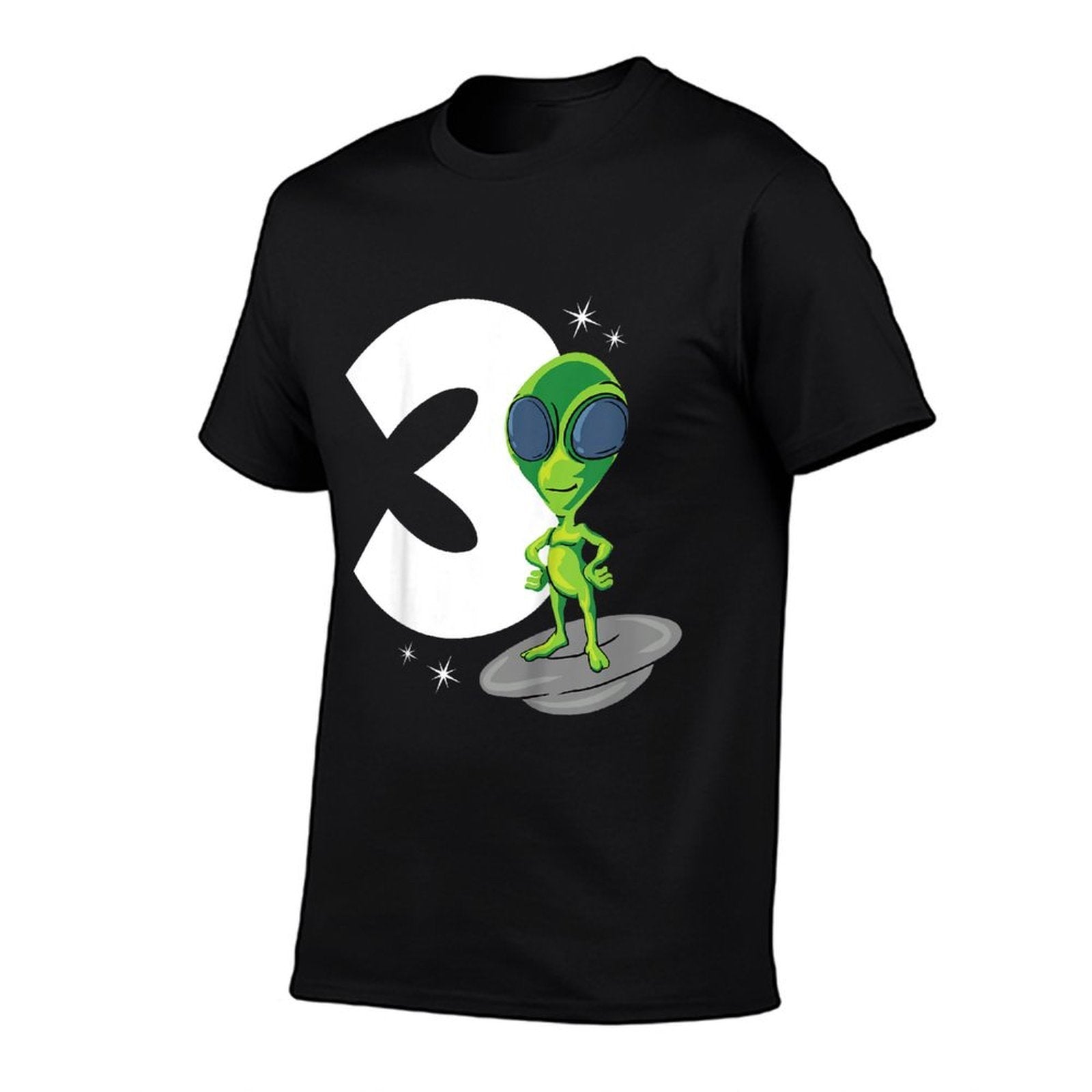 Kids 3 Years Old Boy Alien 3rd Birthday  Soft T-Shirt