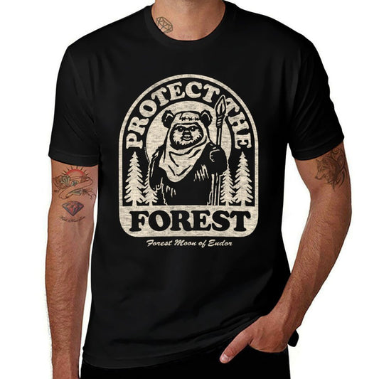 Star Wars - Ewok Protect The Forest  Slim-fit Cut T-Shirt