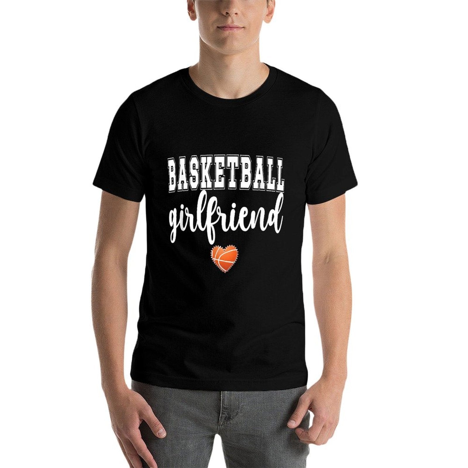 Basketball Girlfriend Of A Basketball Player Girlfriend  Moisture-wicking T-Shirt
