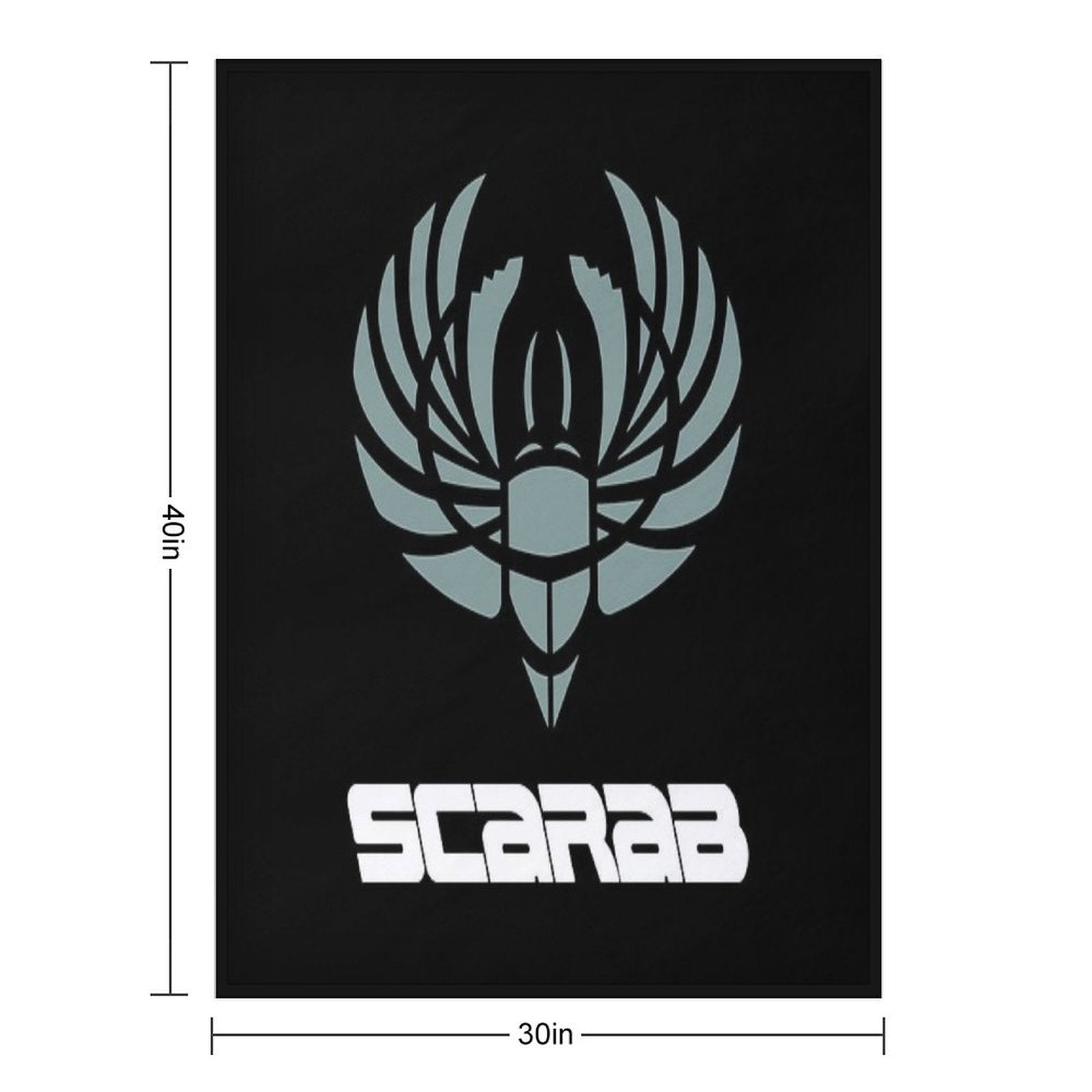 Scarab Jet Boats Eco-conscious Throw Blanket