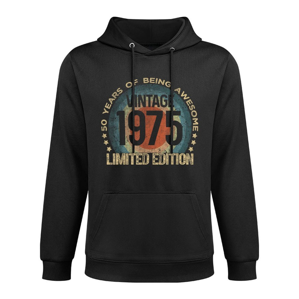 50 Year Old Gifts Vintage 1975 Limited Edition 50th Birthday Shape Retention Hoodie