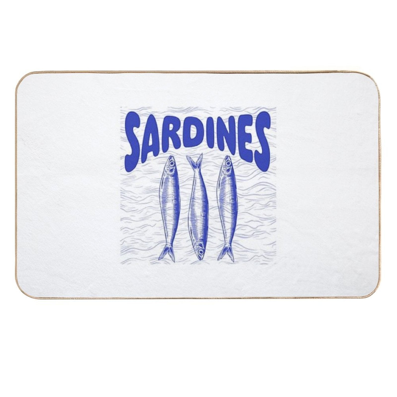 Portuguese Sardines  Odorless Bath Mat