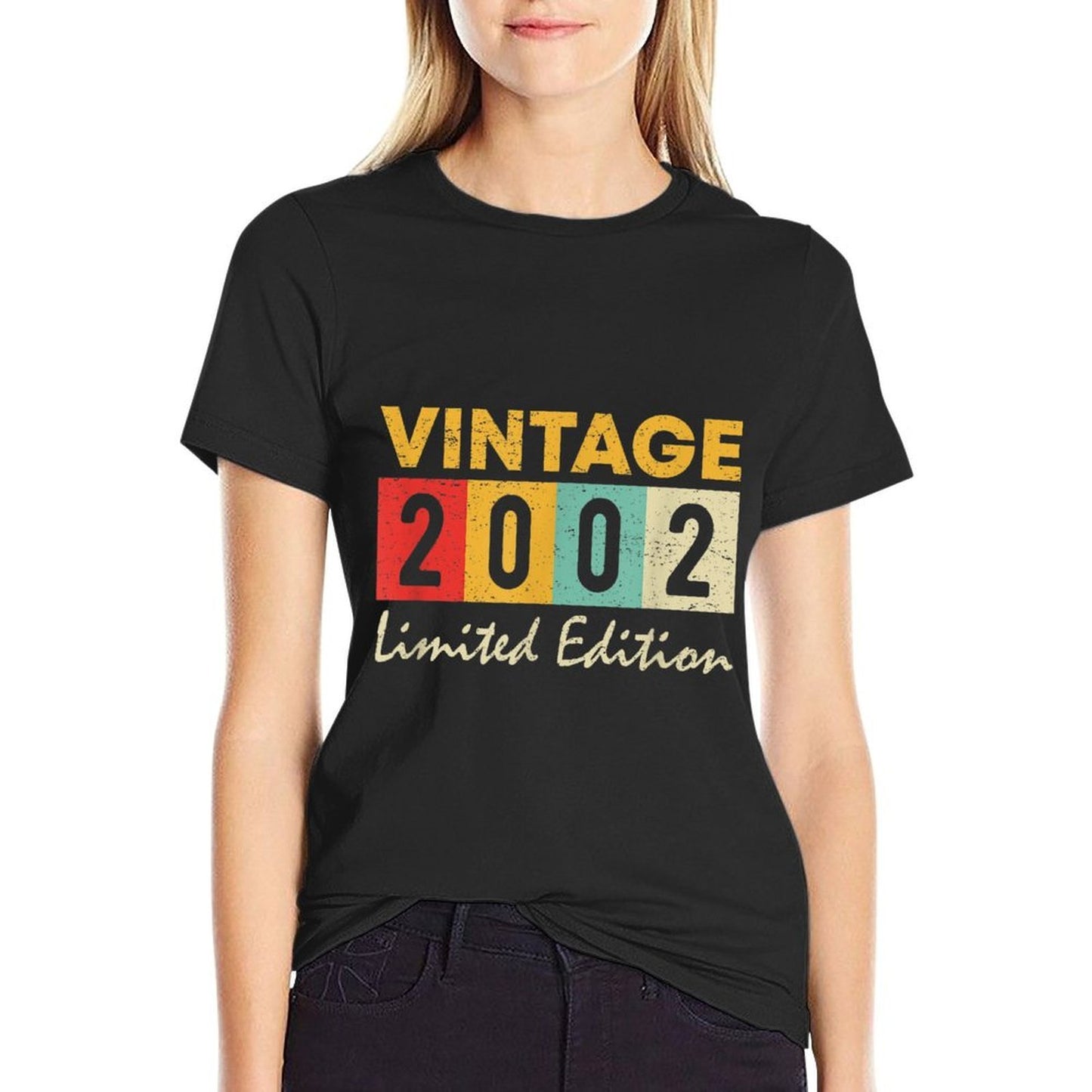 21 Years Old Vintage 2002 Limited Edition 21st Birthday  Wrinkle-resistant T-Shirt