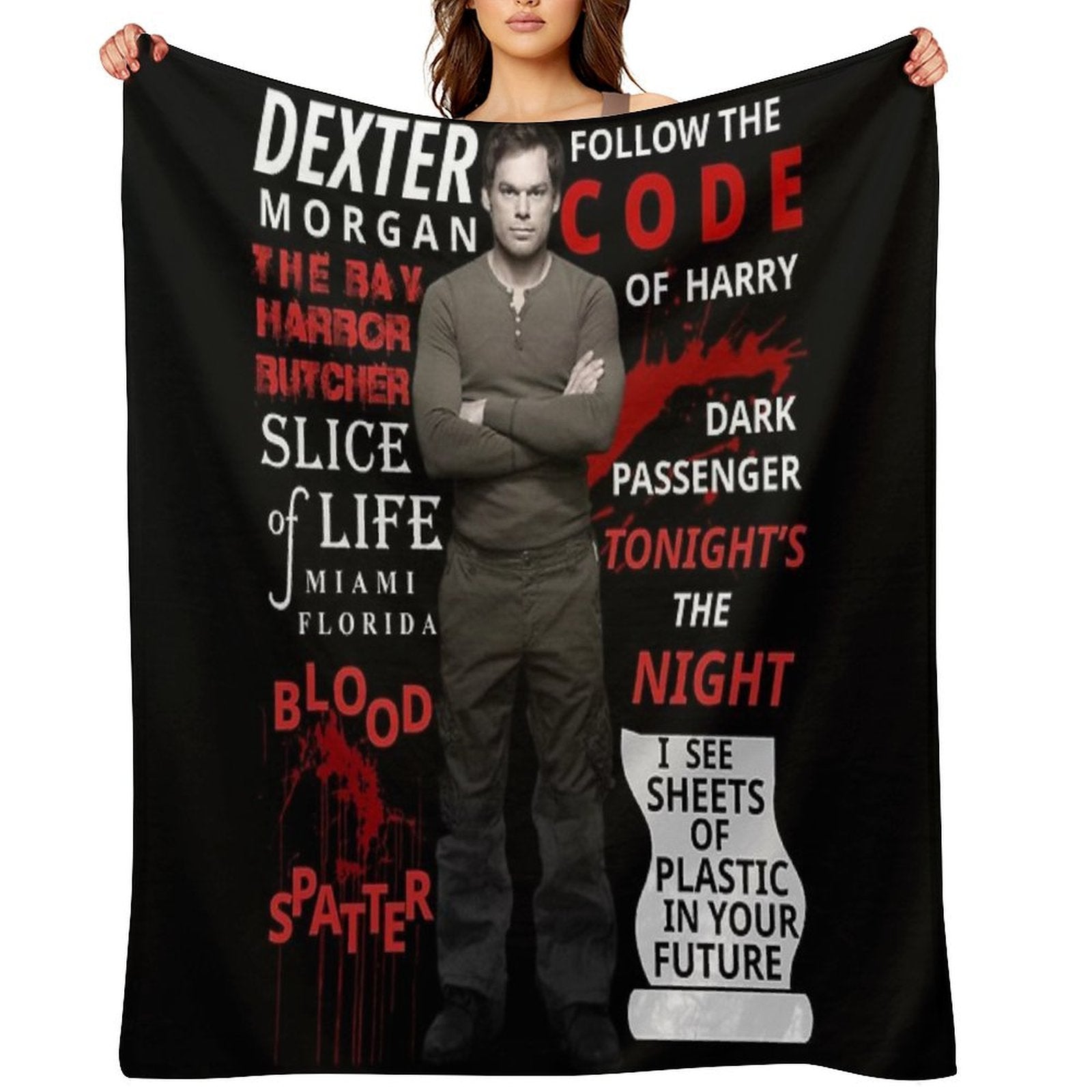 Dexter Plush Throw Blanket