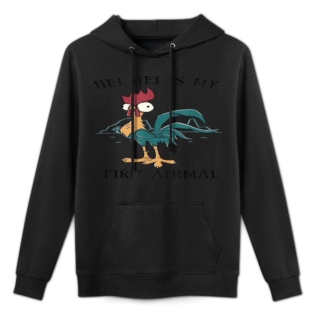 Disney Moana Hei Hei Is My Spirit Animal Portrait Customizable Surface Hoodie