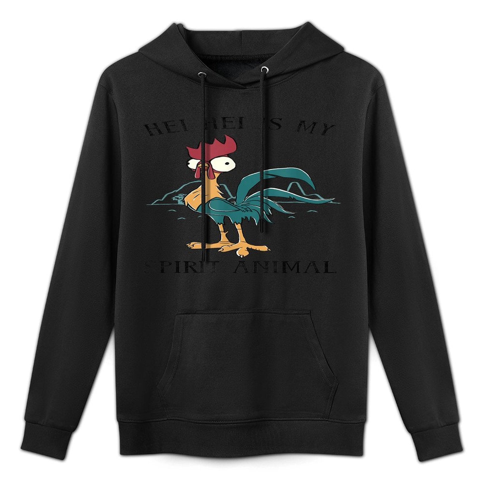 Disney Moana Hei Hei Is My Spirit Animal Portrait Customizable Surface Hoodie