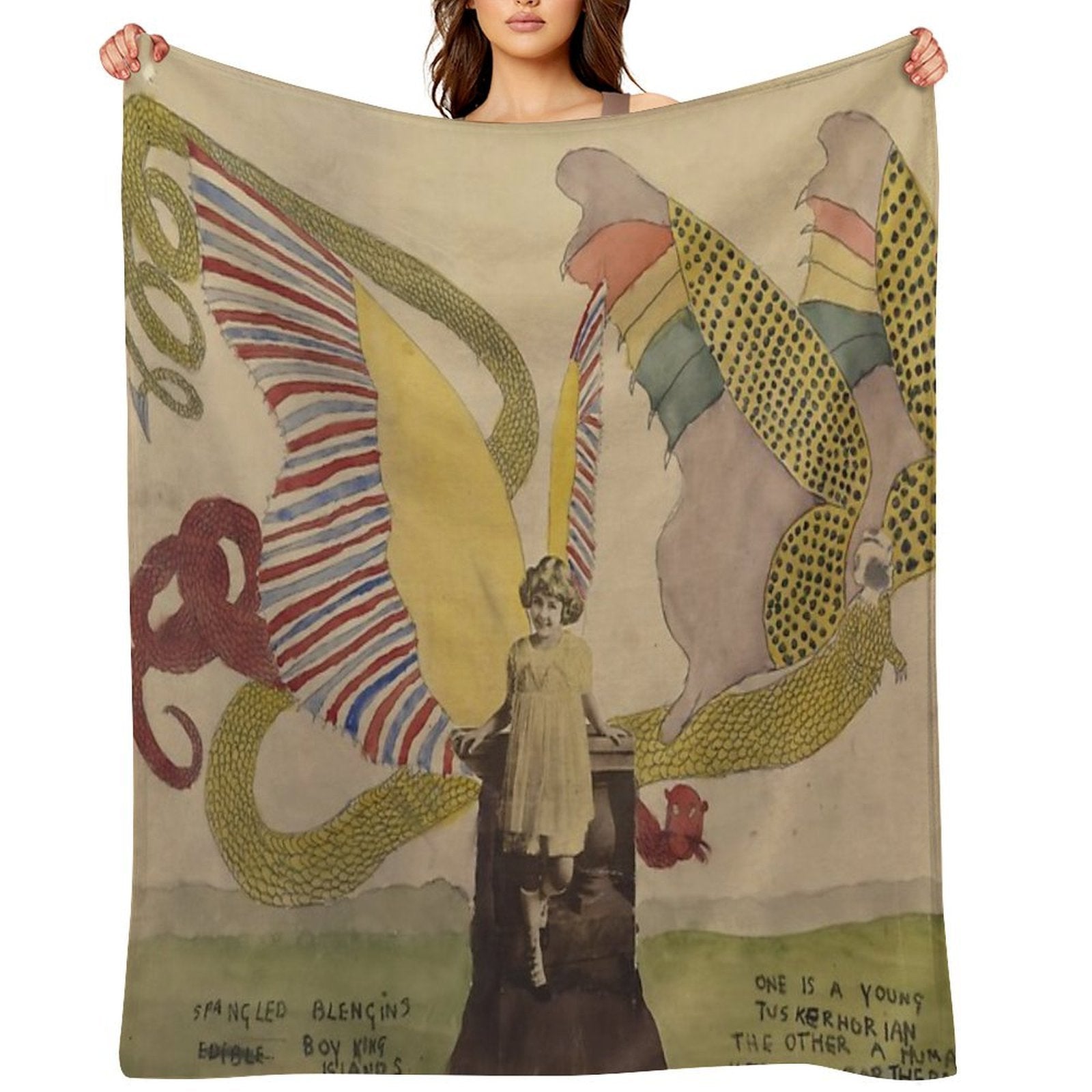 Henry Darger Art All-season Throw Blanket