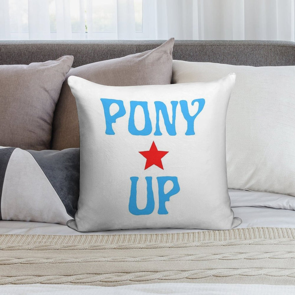 SMU Pony Up Soft Easy Maintenance Throw Pillow