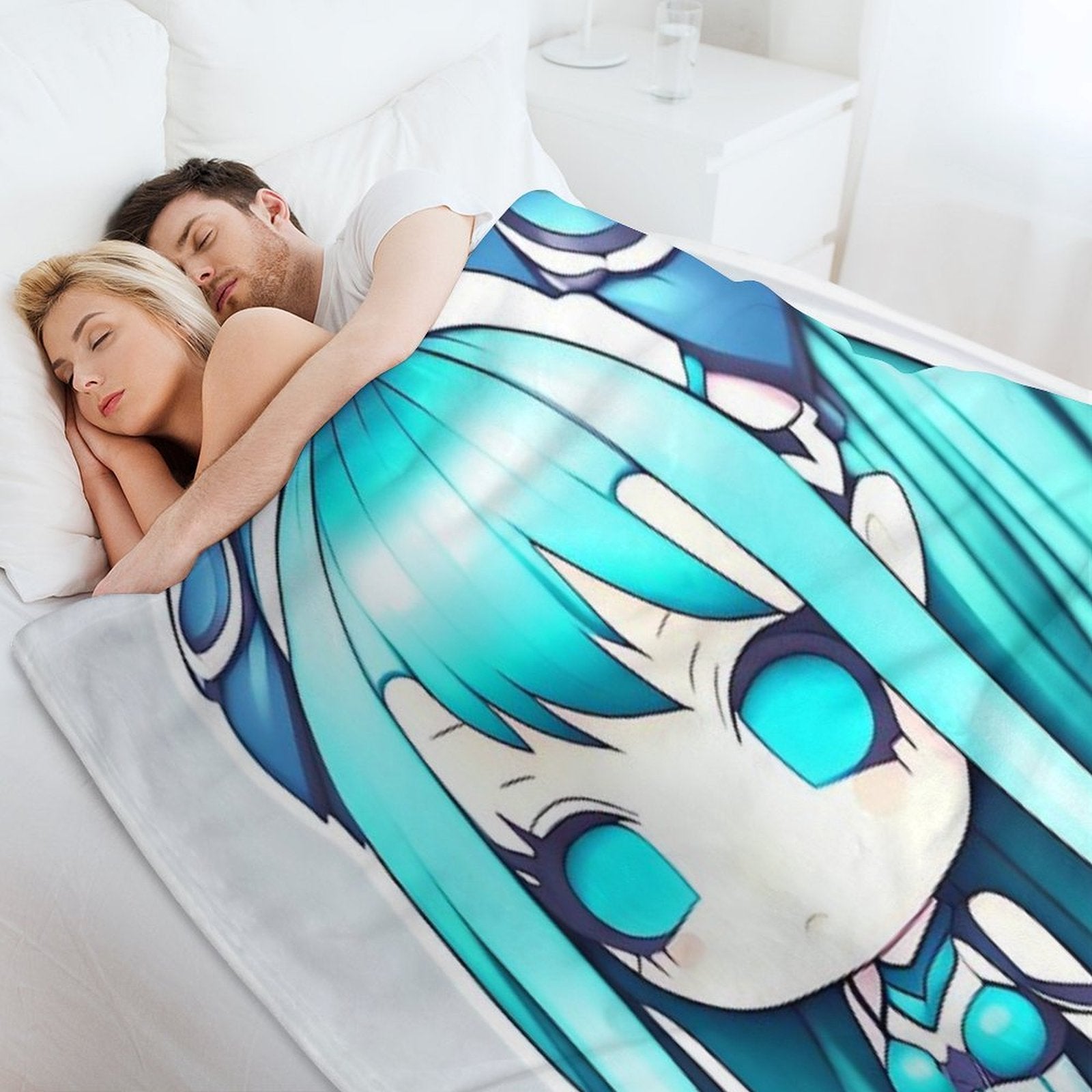 Hatsune Miku Cute Female Durable Throw Blanket