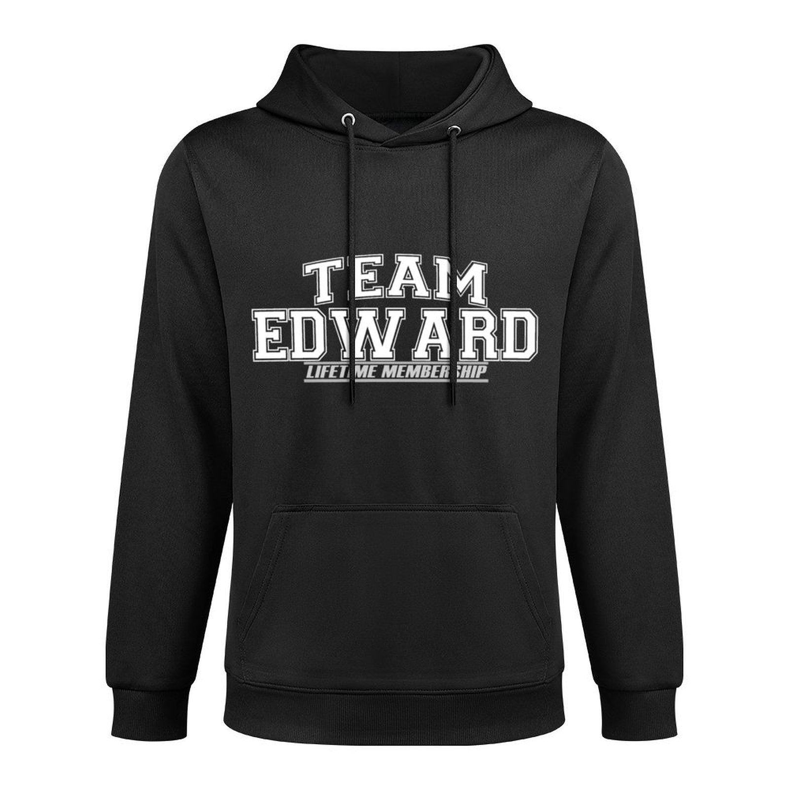 Team Edward  First Name Family Reunion Gift Durable Construction Hoodie