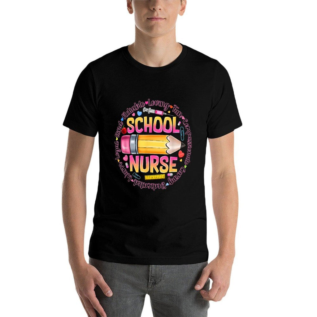 School Nurse Funny Back To School Happy First Day Of School  Breathable T-Shirt