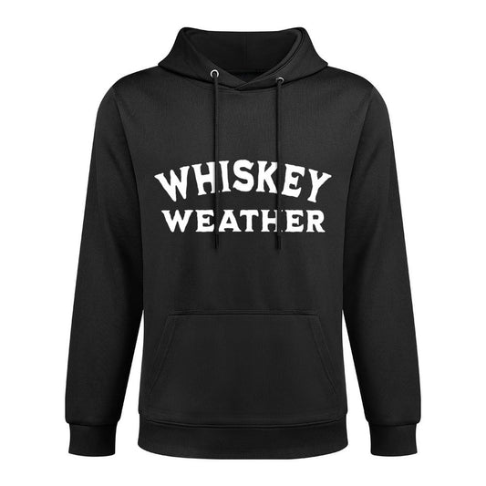 Whiskey Weather Meme Quote for Bourbon Or Scotch Whiskey Fan Pilling-Resistant Hoodie