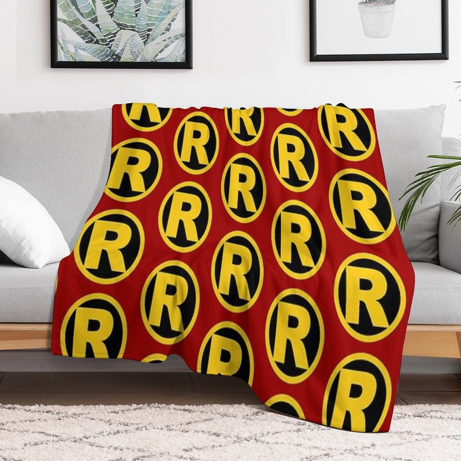 Robin Plush Throw Blanket