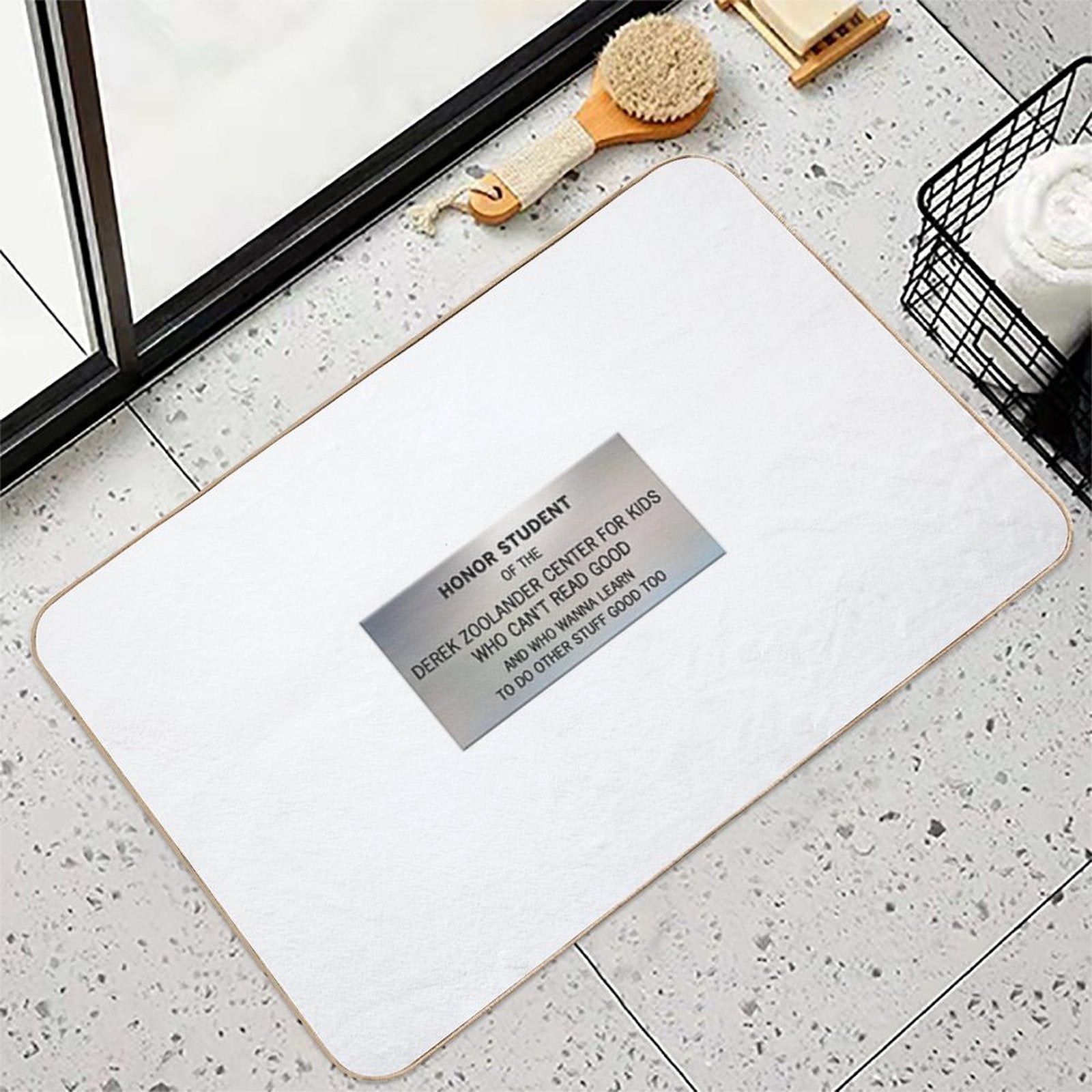 Honor Student - Derek Zoolander Center For Kids Who Can't Read Good  Multi-Purpose Bath Mat